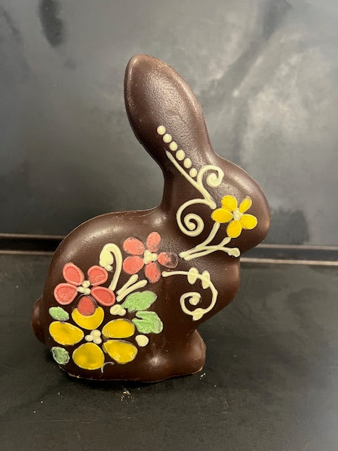 Schokoladenfigur Künstlerhase